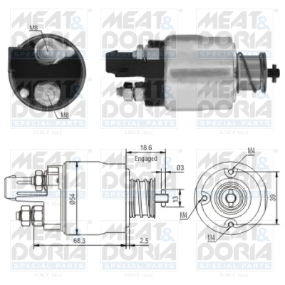 Solenoid Switch, starter
